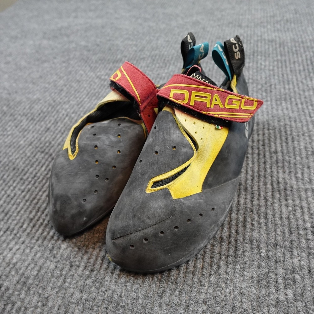 Scarpa Drago Climbing Shoes Mens 10.5 EU 43.5 Italy Made Bouldering Gym